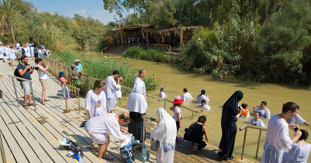 Jordan River baptism