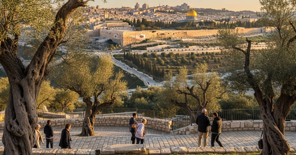 Visit the Mount of Olives on a Holy Land Tour Pilgrimage