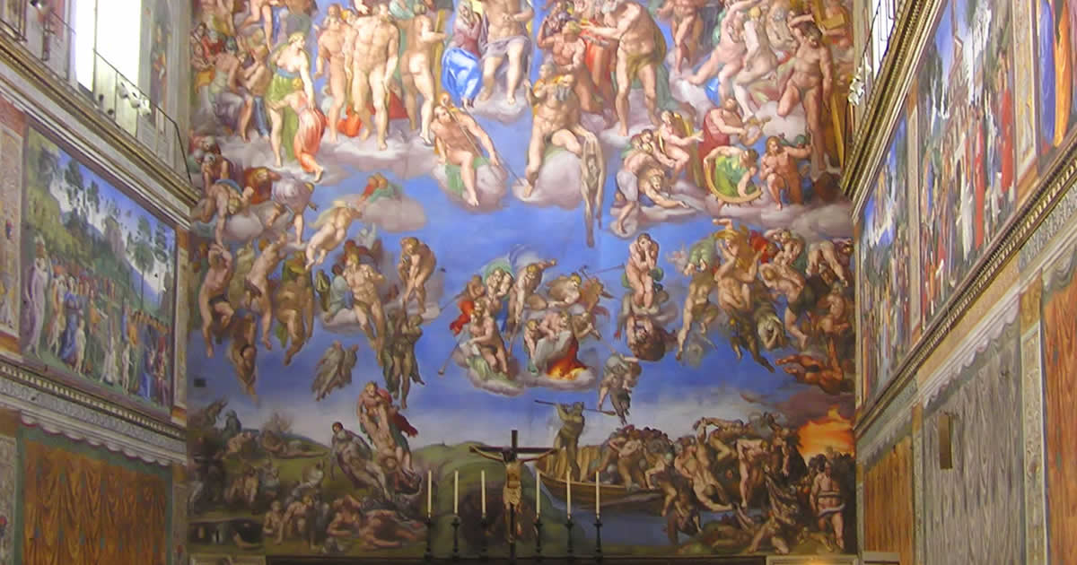 Holy Land Trip to Rome Sistine Chapel