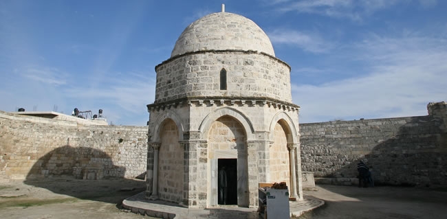 Chapel of the Ascension Mount of Olives Jerusalem site of Jesus' ascension
